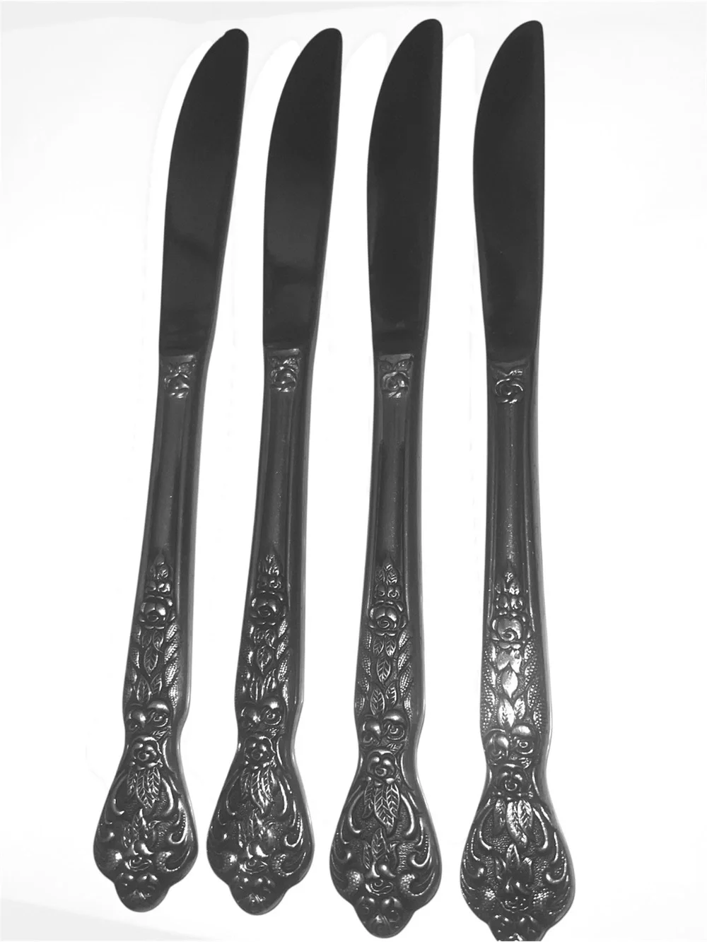 Vintage MSI Japan Stainless Steel Versailles Dinner Knives - Set of 4